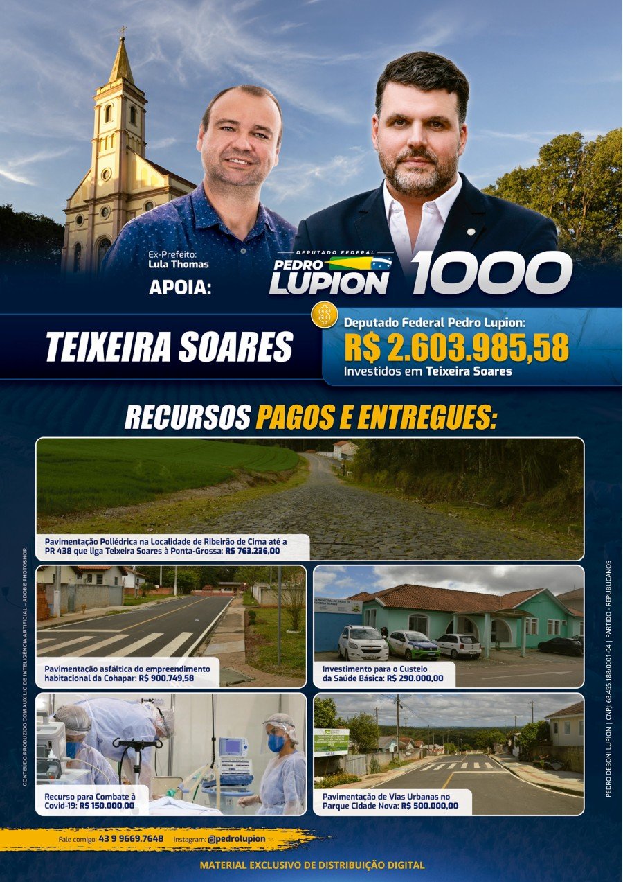 Capa de Jornal de Teixeira Soares