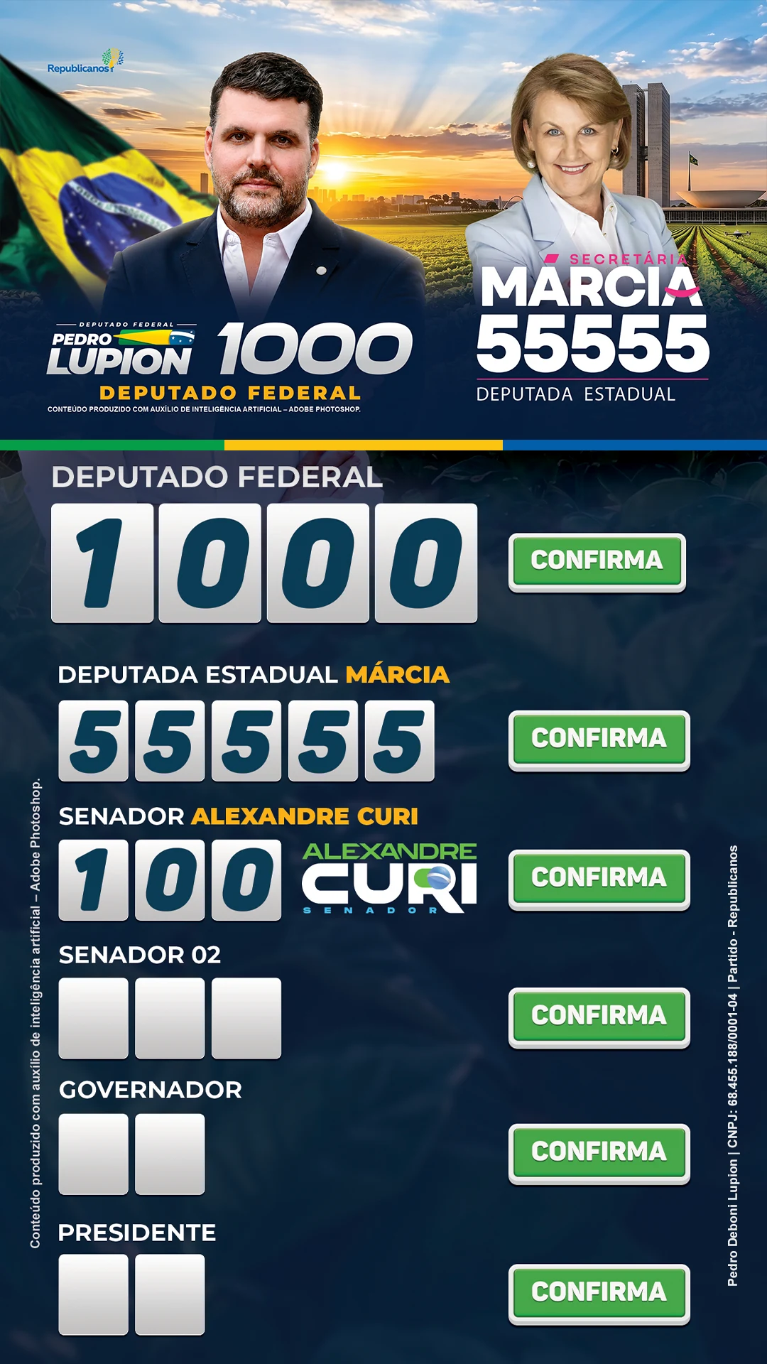 Santinho Márcia Huçulak