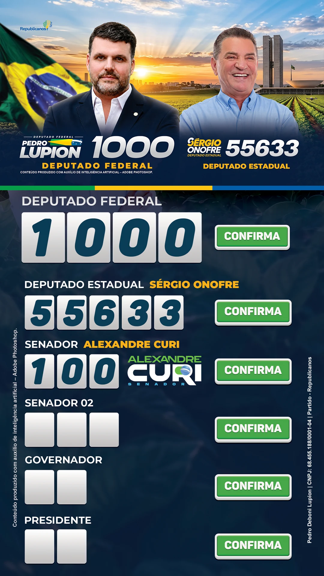 Santinho Sérgio Onofre - opção 1